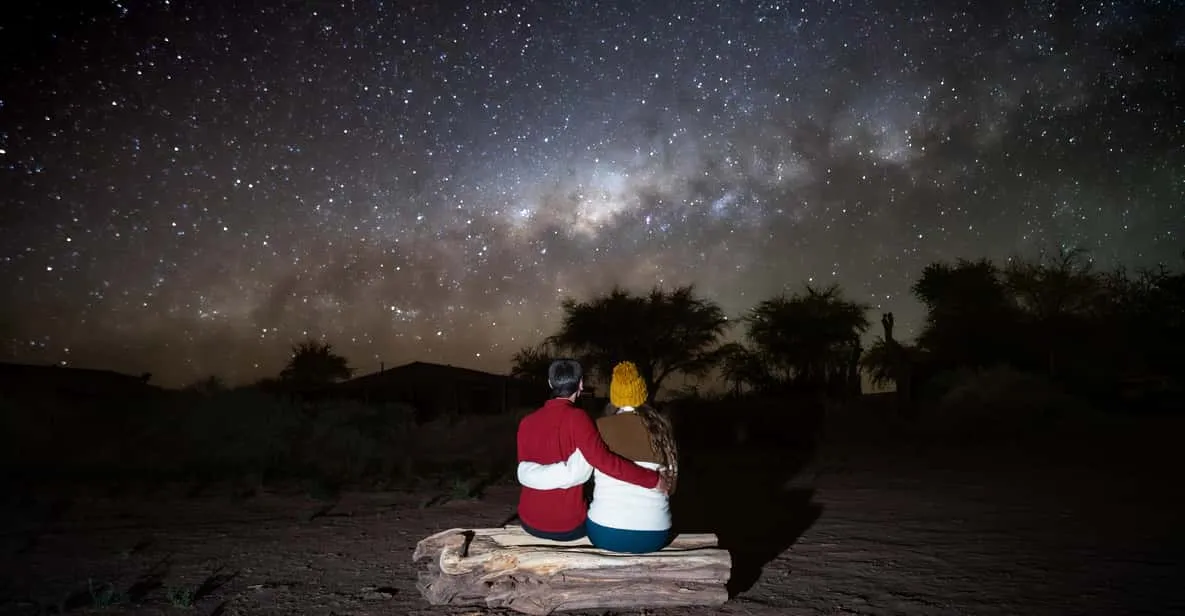 Astrophotographer framing the Milky Way core on an Atacama Desert stargazing and astrophotography tour, San Pedro de Atacama